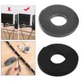 Maxbell 2x Multipurpose Cable Organizer Freely Tailor for Earphone Curtain Black