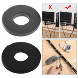 Maxbell 2x Multipurpose Cable Organizer Freely Tailor for Earphone Curtain Black
