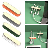 Maxbell Cable Clips Adhesive Cord Power Strips Holder for Desktop Counter Household White