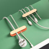 Maxbell Cable Clips Adhesive Cord Power Strips Holder for Desktop Counter Household White
