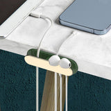 Maxbell Cable Clips Adhesive Cord Power Strips Holder for Desktop Counter Household White