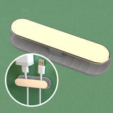Maxbell Cable Clips Adhesive Cord Power Strips Holder for Desktop Counter Household Gray
