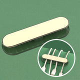 Maxbell Cable Clips Adhesive Cord Power Strips Holder for Desktop Counter Household Green