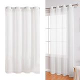 Maxbell Sheer Curtain Naturally Drape Exquisite Craftsmanship for Balcony Bedroom 100cmx250cm