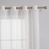 Maxbell Sheer Curtain Naturally Drape Exquisite Craftsmanship for Balcony Bedroom 140cmx260cm