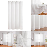 Maxbell Sheer Curtain Naturally Drape Exquisite Craftsmanship for Balcony Bedroom 140cmx260cm