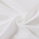 Maxbell White Sheer Voile Window Soft and Breathable Sheer Curtain for Hotel Balcony 100cmx250 cm
