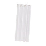 Maxbell White Sheer Voile Window Soft and Breathable Sheer Curtain for Hotel Balcony 100cmx250 cm