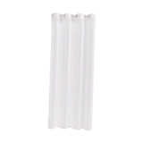 Maxbell White Sheer Voile Window Soft and Breathable Sheer Curtain for Hotel Balcony 140cmx260 cm