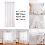 Maxbell Modern Voile Window Curtain Tulle Curtain Drapes for Study 100cmx130cm