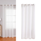 Maxbell Modern Voile Window Curtain Tulle Curtain Drapes for Study 100cmx130cm
