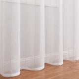 Maxbell Modern Voile Window Curtain Tulle Curtain Drapes for Study 100cmx200cm