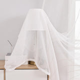 Maxbell Modern Voile Window Curtain Tulle Curtain Drapes for Study 100cmx200cm