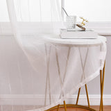 Maxbell Modern Voile Window Curtain Tulle Curtain Drapes for Study 100cmx200cm