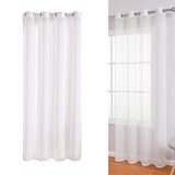 Maxbell Modern Voile Window Curtain Tulle Curtain Drapes for Study 140cmx260cm