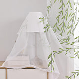 Maxbell Modern Sheer Curtain Green Window Draperies Washable for Living Room Bedroom 200cm