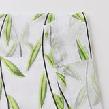 Maxbell Modern Sheer Curtain Green Window Draperies Washable for Living Room Bedroom 270cm