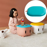 Maxbell Storage Ottoman Children's Room Furniture and Chairs for Living Room Bedroom blue
