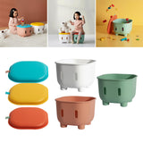 Maxbell Storage Ottoman Children's Room Furniture and Chairs for Living Room Bedroom blue