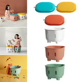 Maxbell Storage Ottoman Children's Room Furniture and Chairs for Living Room Bedroom blue