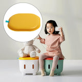 Maxbell Storage Ottoman Children's Room Furniture and Chairs for Living Room Bedroom yellow