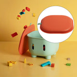 Maxbell Storage Ottoman Children's Room Furniture and Chairs for Living Room Bedroom orange
