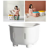 Maxbell Storage Ottoman Children's Room Furniture and Chairs for Living Room Bedroom white