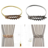 Maxbell Window Curtain Tieback Curtain Clip Drapery Tieback for Bedroom Decor Gold