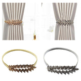 Maxbell Window Curtain Tieback Curtain Clip Drapery Tieback for Bedroom Decor Gold