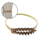 Maxbell Window Curtain Tieback Curtain Clip Drapery Tieback for Bedroom Decor Gold