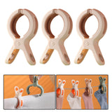 Maxbell 3 Pieces Beach Towel Clips Windproof Vacation for Lounge Chairs Beach Chair Pink