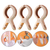 Maxbell 3 Pieces Beach Towel Clips Windproof Vacation for Lounge Chairs Beach Chair Pink