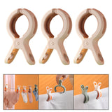 Maxbell 3 Pieces Beach Towel Clips Windproof Vacation for Lounge Chairs Beach Chair Pink