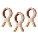 Maxbell 3 Pieces Beach Towel Clips Windproof Vacation for Lounge Chairs Beach Chair Pink