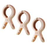 Maxbell 3 Pieces Beach Towel Clips Windproof Vacation for Lounge Chairs Beach Chair Pink