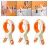 Maxbell 3 Pieces Beach Towel Clips Windproof Vacation for Lounge Chairs Beach Chair White