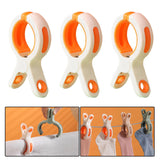 Maxbell 3 Pieces Beach Towel Clips Windproof Vacation for Lounge Chairs Beach Chair White