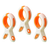 Maxbell 3 Pieces Beach Towel Clips Windproof Vacation for Lounge Chairs Beach Chair White