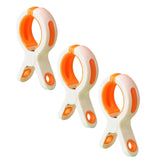 Maxbell 3 Pieces Beach Towel Clips Windproof Vacation for Lounge Chairs Beach Chair White