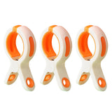 Maxbell 3 Pieces Beach Towel Clips Windproof Vacation for Lounge Chairs Beach Chair White