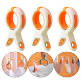 Maxbell 3 Pieces Beach Towel Clips Windproof Vacation for Lounge Chairs Beach Chair White