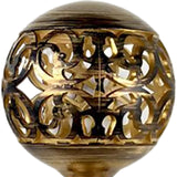 Maxbell 2x Hollow Drapery Rod Finials 3/4 inch Diameter Vintage for Living Room Home