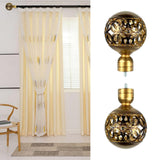 Maxbell 2x Hollow Drapery Rod Finials 3/4 inch Diameter Vintage for Living Room Home