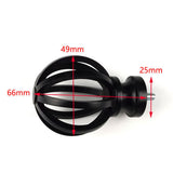 Maxbell 2Pcs Replacement Curtain Rod Finials 5/8 inch Diameter for Office Home