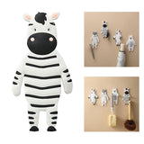 Maxbell Multipurpose Animals Shaped Hook Storage Hooks for Bathroom Home Decor Zebra