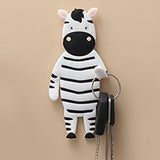 Maxbell Multipurpose Animals Shaped Hook Storage Hooks for Bathroom Home Decor Zebra