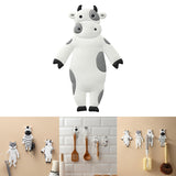 Maxbell Multipurpose Animals Shaped Hook Storage Hooks for Bathroom Home Decor Cow