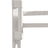 Maxbell Towel Holder No Punch Organizer Storage Towel Bar for Cabinet Hotel Office 2 Rods White