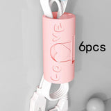 Maxbell 6 Pieces Multipurpose Bed Sheet Fixed Clamp for Fastening Snacks Towels Pink