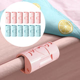 Maxbell 6 Pieces Multipurpose Bed Sheet Fixed Clamp for Fastening Snacks Towels Pink
